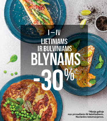 Lietiniams ir bulviniams blynas -30% nuolaida PC "CUP"